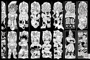 Goku Kanji tattoo idea