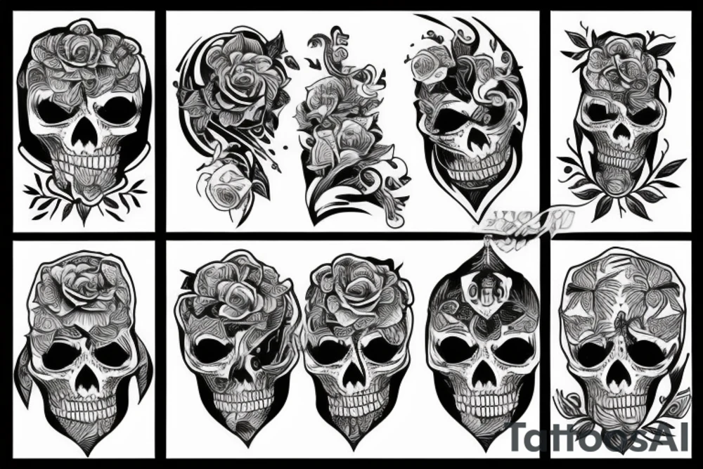 Two men tattoo idea