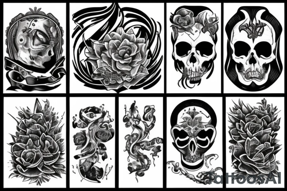 Two men tattoo idea