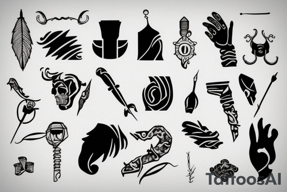 Two men tattoo idea
