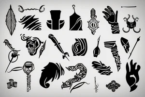 Two men tattoo idea