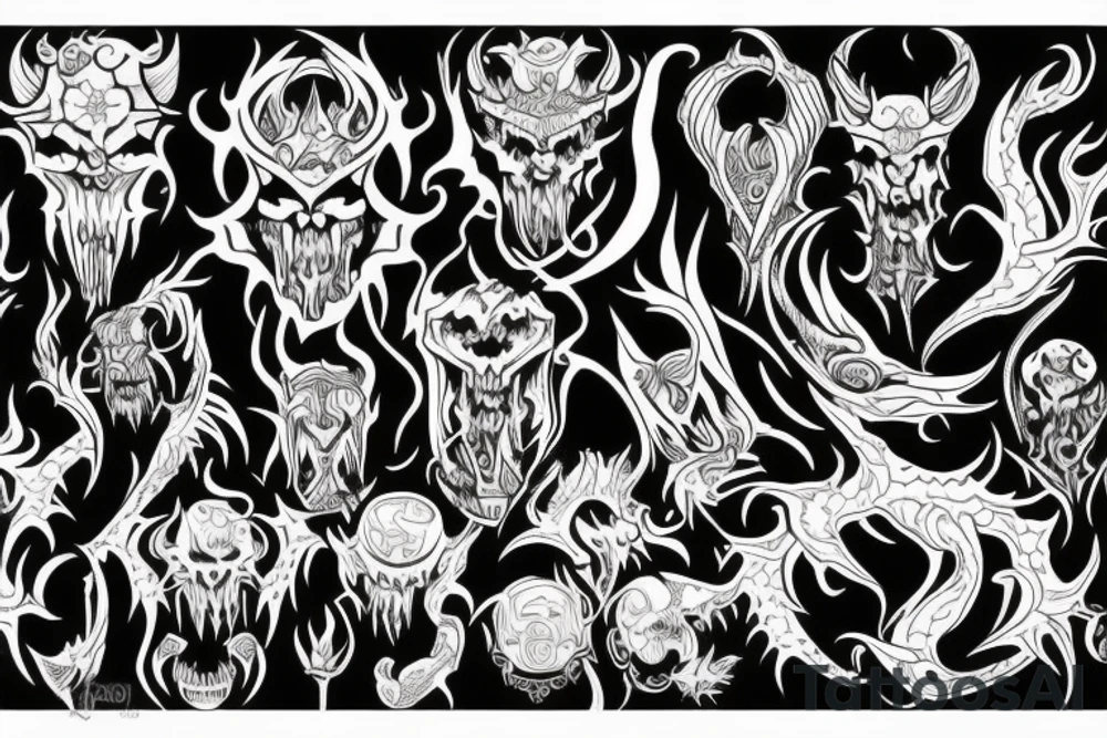 chtullu demons tattoo idea
