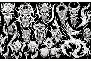 chtullu demons tattoo idea