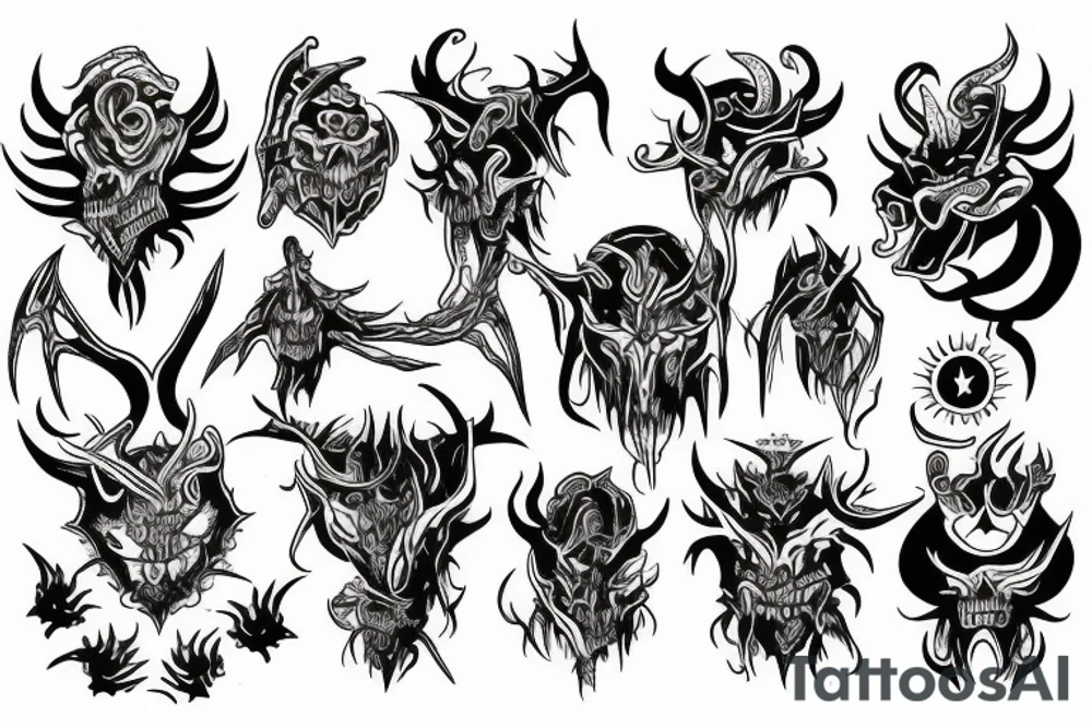chtullu demons tattoo idea