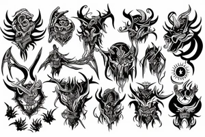 chtullu demons tattoo idea