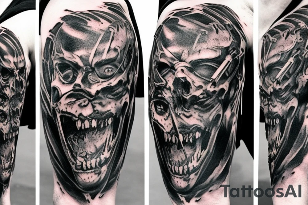 mad max demon tattoo tattoo idea