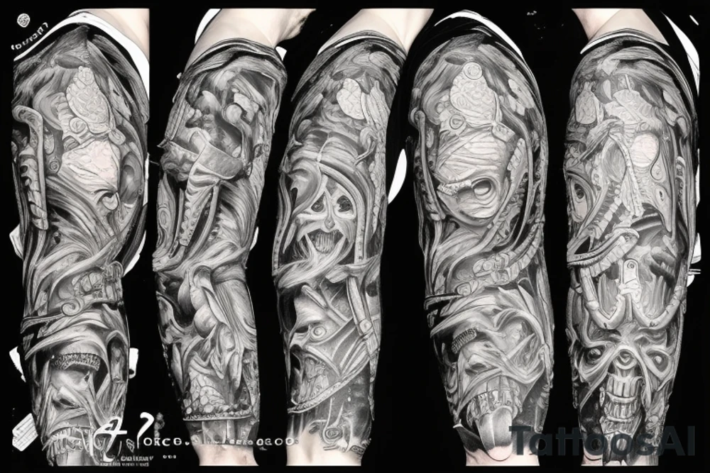 wild west demon tattoo tattoo idea