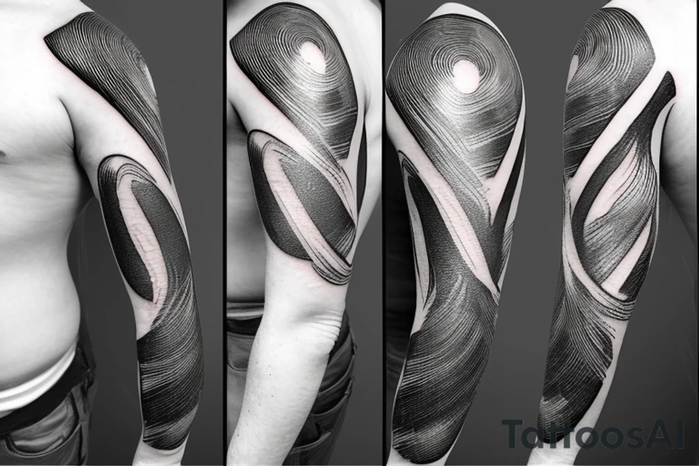 A Ballon skin is pressed against Metal with a Rough surface. tattoo idea
