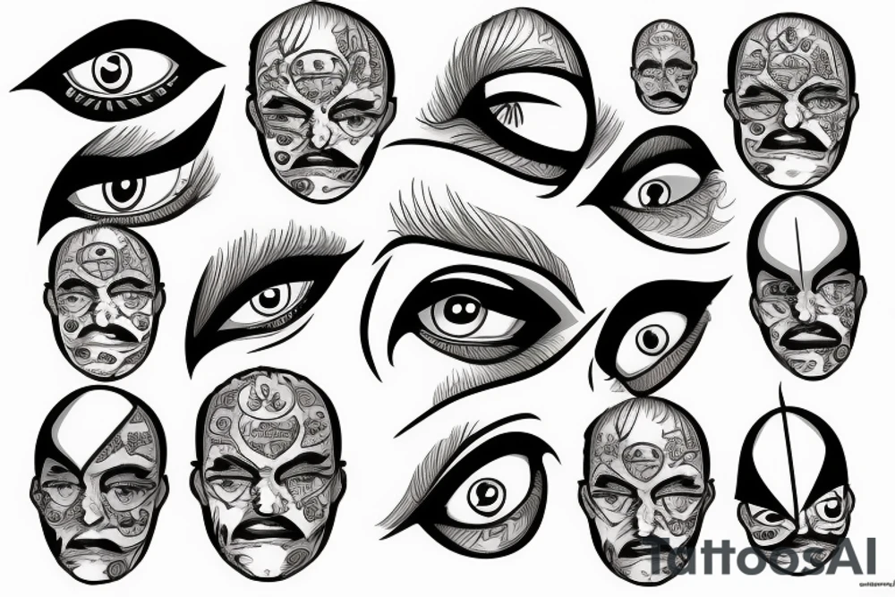 Evel chronic eye tattoo idea