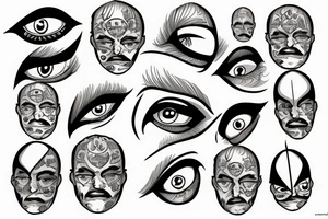 Evel chronic eye tattoo idea