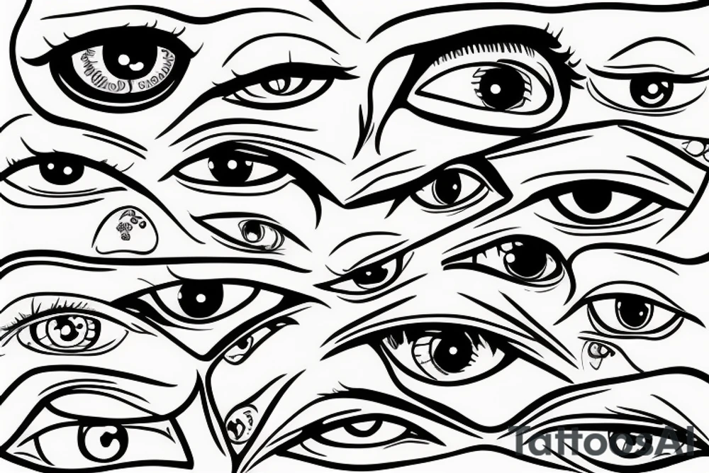 Evel chronic eye tattoo idea
