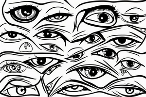 Evel chronic eye tattoo idea