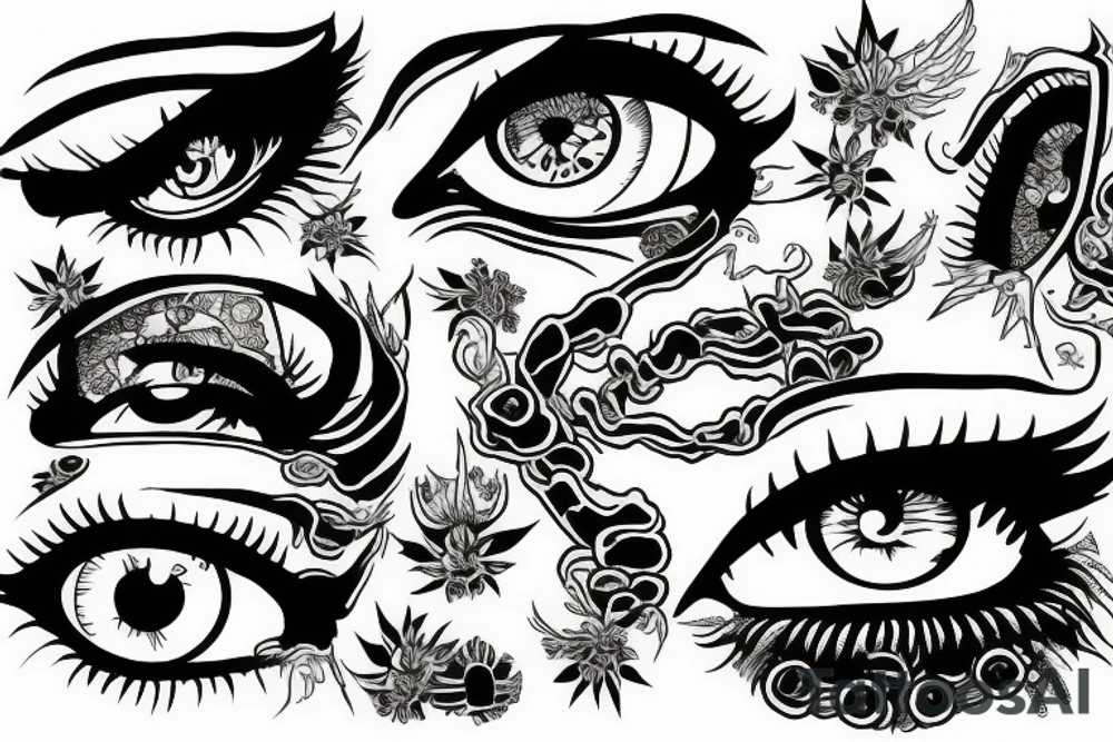 Evel chronic eye tattoo idea