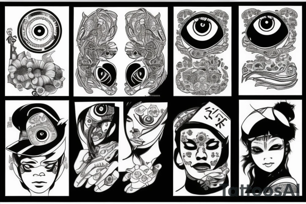 Evel chronic eye tattoo idea
