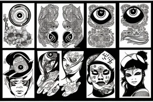 Evel chronic eye tattoo idea
