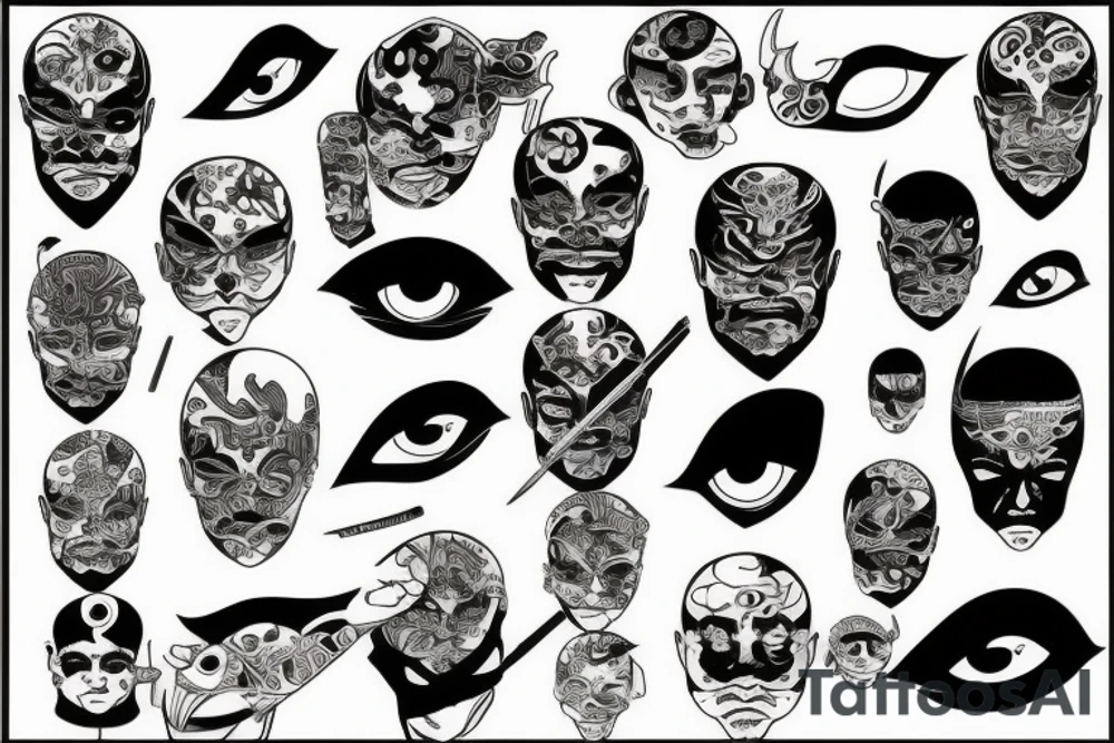 Evel chronic like eye tattoo idea