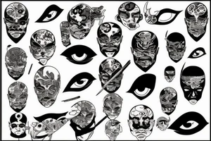 Evel chronic like eye tattoo idea