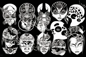 Evel chronic like eye tattoo idea