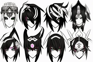 Elsword eye tattoo idea