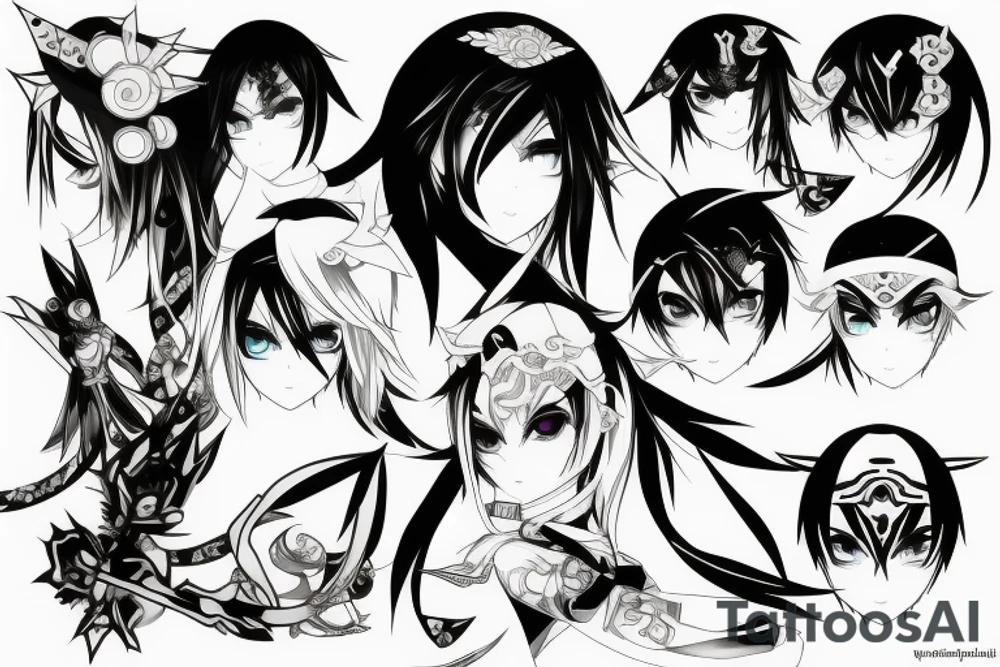 Elsword eye tattoo idea