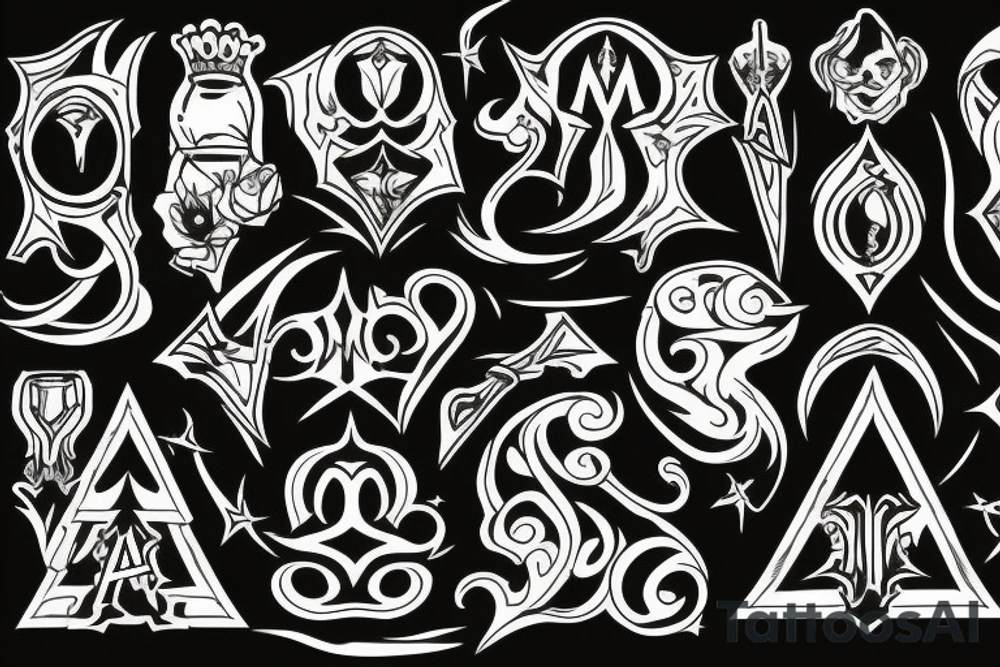 ace of spades tattoo idea