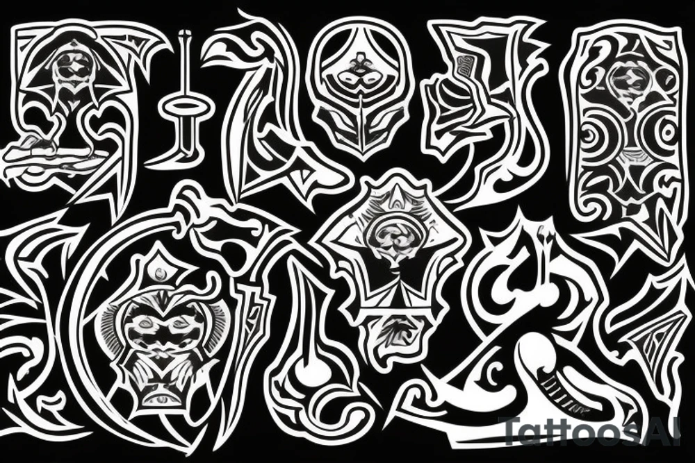 ace of spades tattoo idea