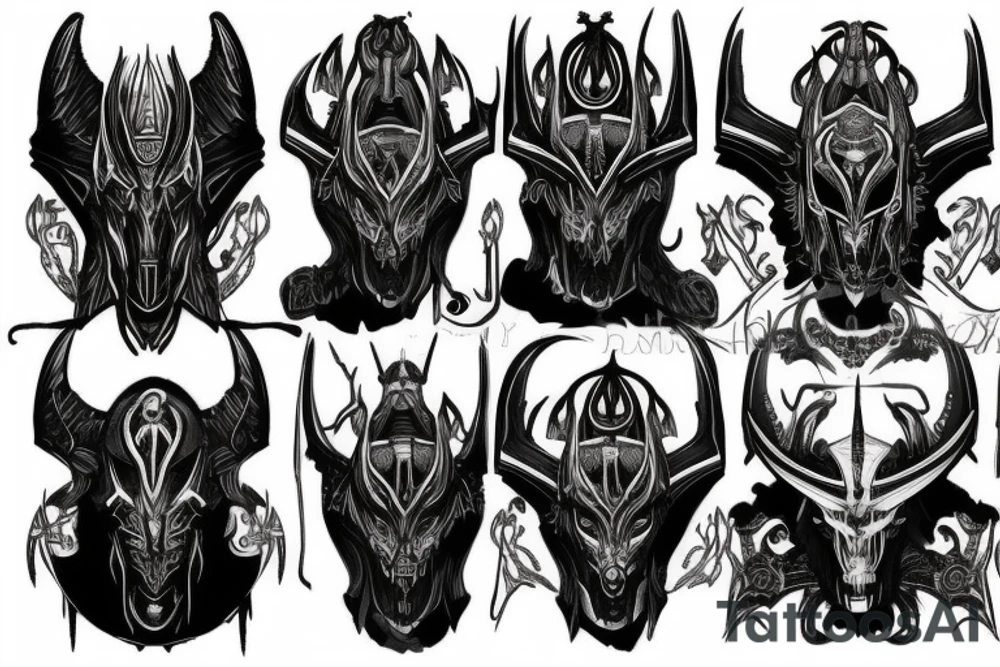 the taken king destiny oryx tattoo idea