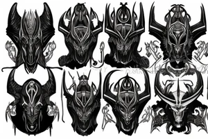 the taken king destiny oryx tattoo idea