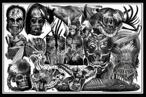 WILD WEST DEVIL tattoo idea