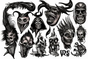 WILD WEST DEVIL tattoo idea