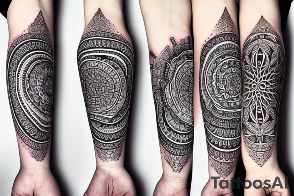 spiritual mandala with diamond arm sleeve tattoo idea spiritual mandala with diamond arm sleeve tattoo idea