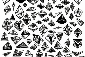 diamond for men tattoo idea