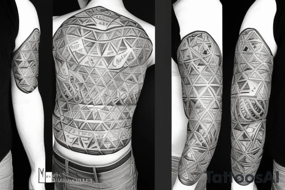 diamond for men tattoo idea