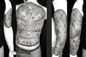 diamond for men tattoo idea