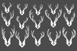 DEER ALIEN tattoo idea