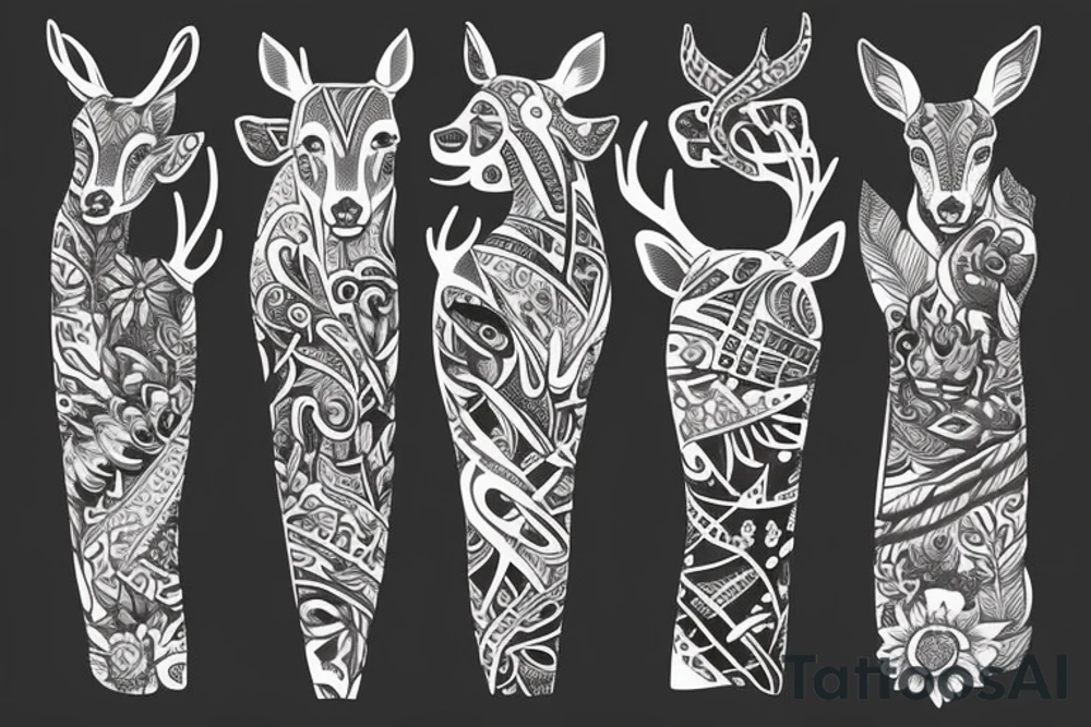 DEER tattoo idea