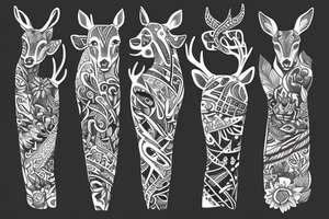 DEER tattoo idea