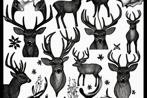 DEER tattoo idea