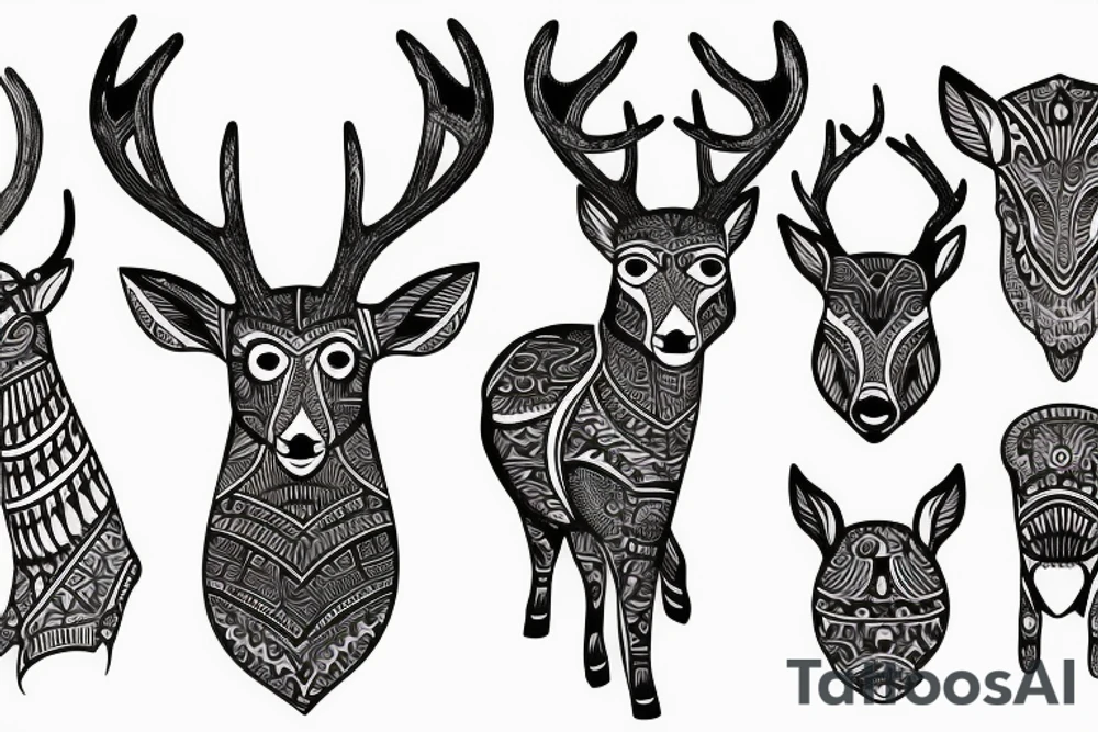 DEER tattoo idea