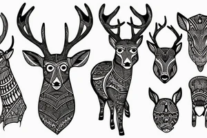 DEER tattoo idea