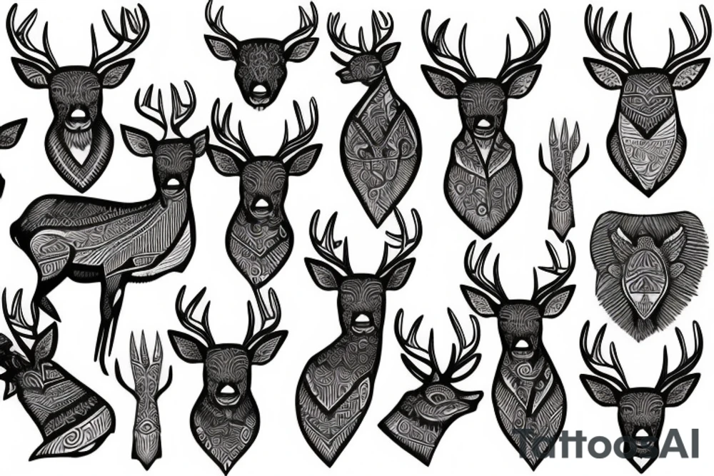 DEER tattoo idea