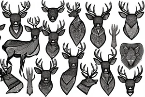 DEER tattoo idea