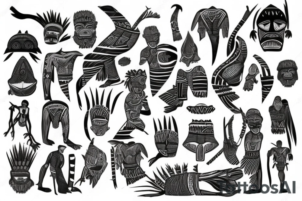 PAPUAN BOY tattoo idea