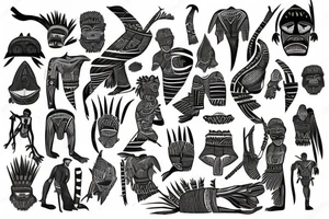 PAPUAN BOY tattoo idea