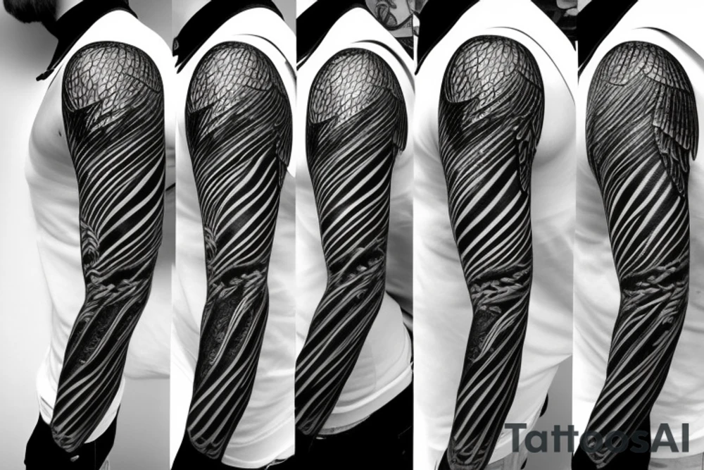A BOY WITH ANGEL tattoo idea
