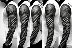 A BOY WITH ANGEL tattoo idea