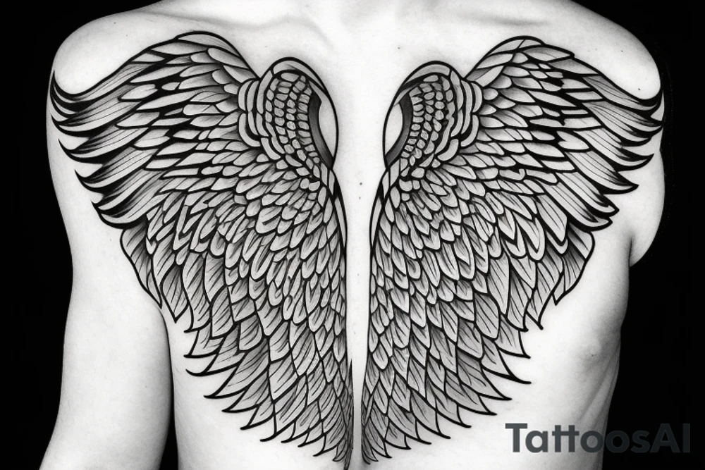 ANGEL WINGS tattoo idea