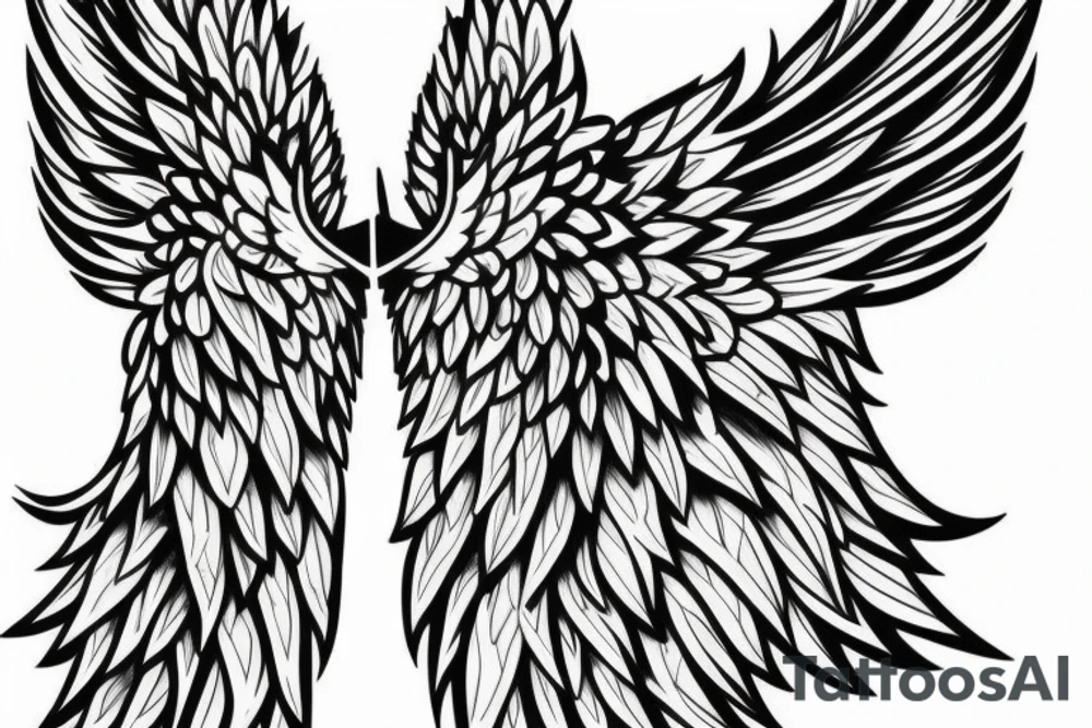 ANGEL WINGS tattoo idea