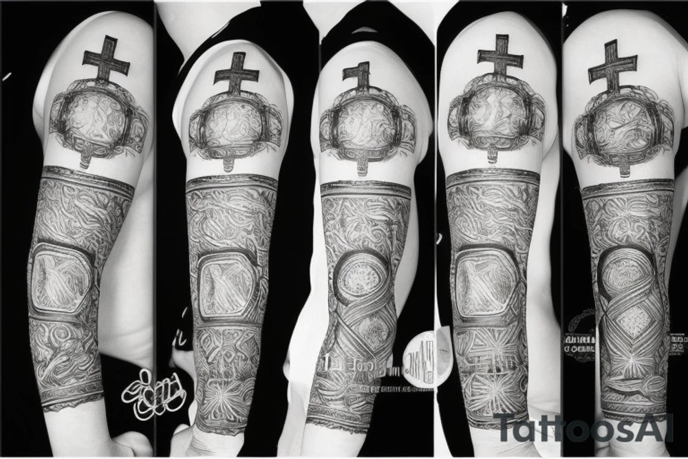 CHRISTIAN CROSS tattoo idea