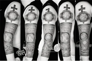 CHRISTIAN CROSS tattoo idea